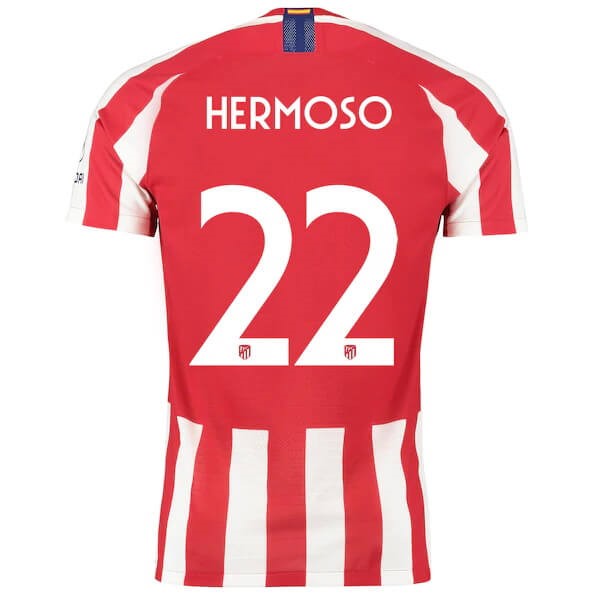 Thailande Maillot Football Atlético Madrid NO.22 Hermoso 2019-20 Rouge